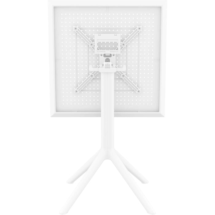 Siesta Sky Folding Table 60 Square - White