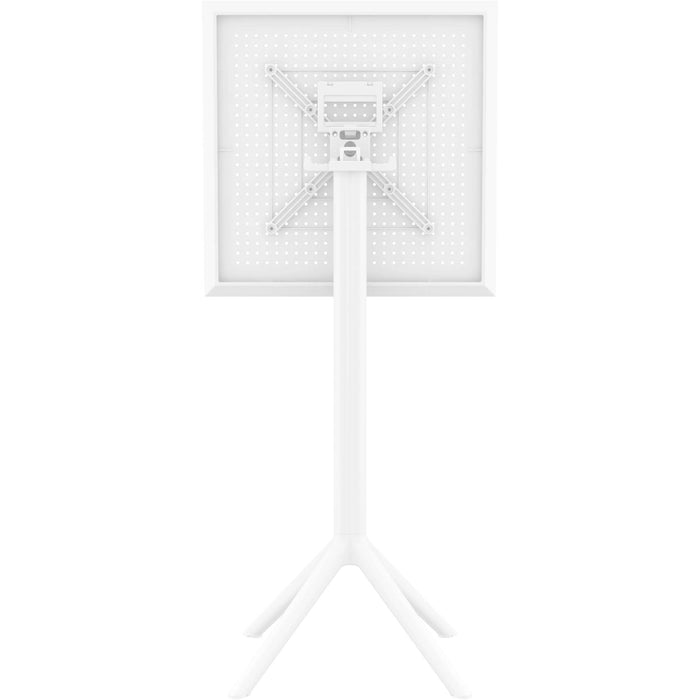 Siesta Sky Folding BAR Table 60 Square - White