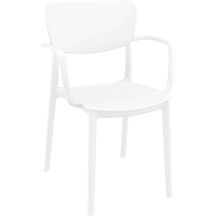 Siesta Lisa Arm Chair - White