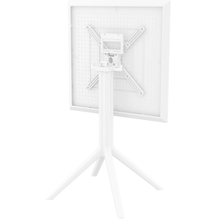 Siesta Sky Folding Table 60 Square - White