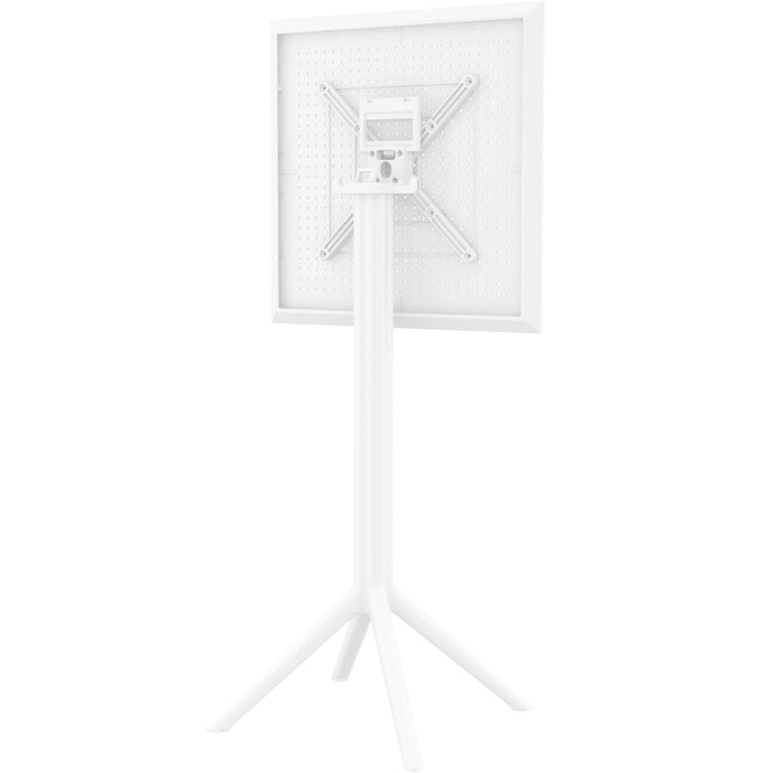 Siesta Sky Folding BAR Table 60 Square - White