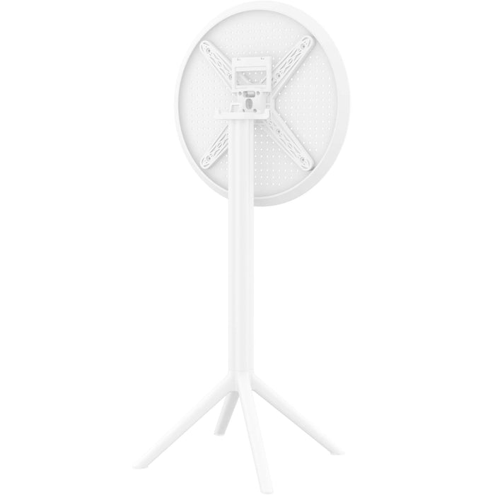 Siesta Sky Folding BAR Table 60 Round - White