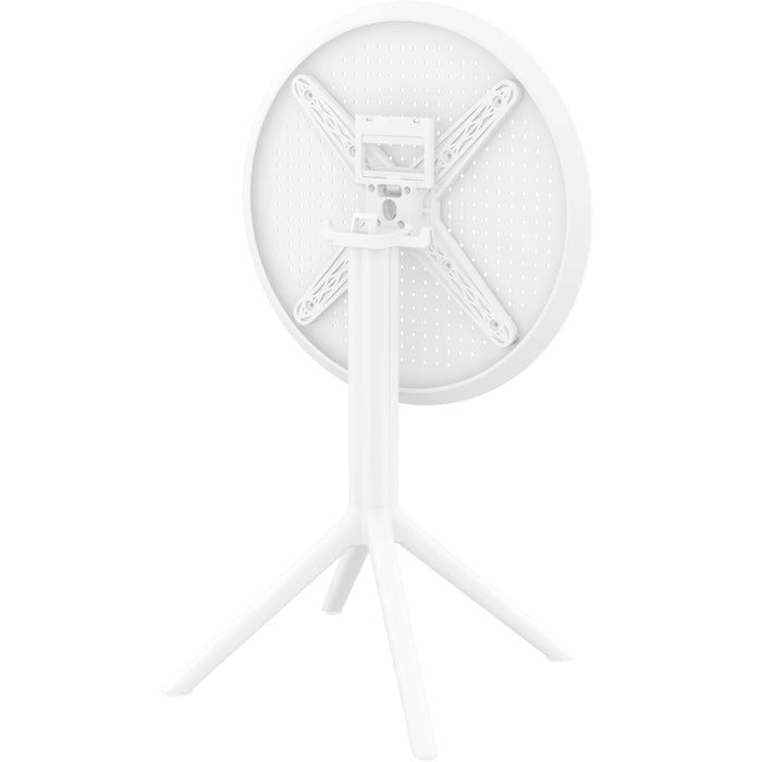 Siesta Sky Folding Table 60 Round - White