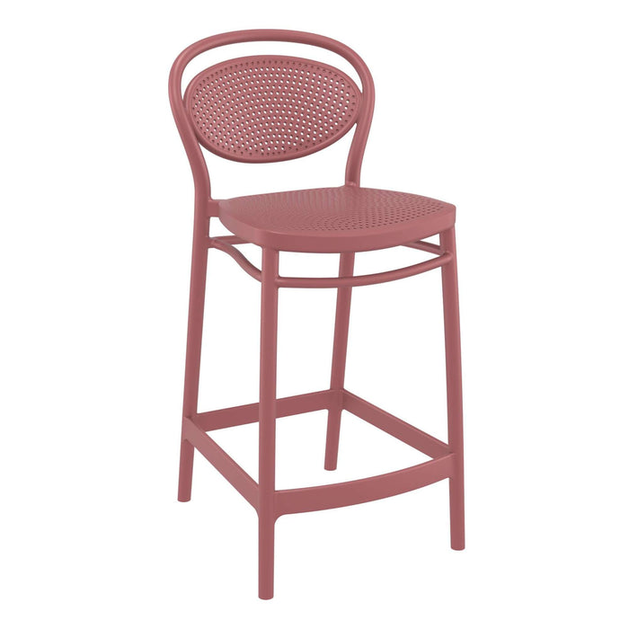 Siesta Marcel Bar Stool 65cm (Counter Height) — Marsala