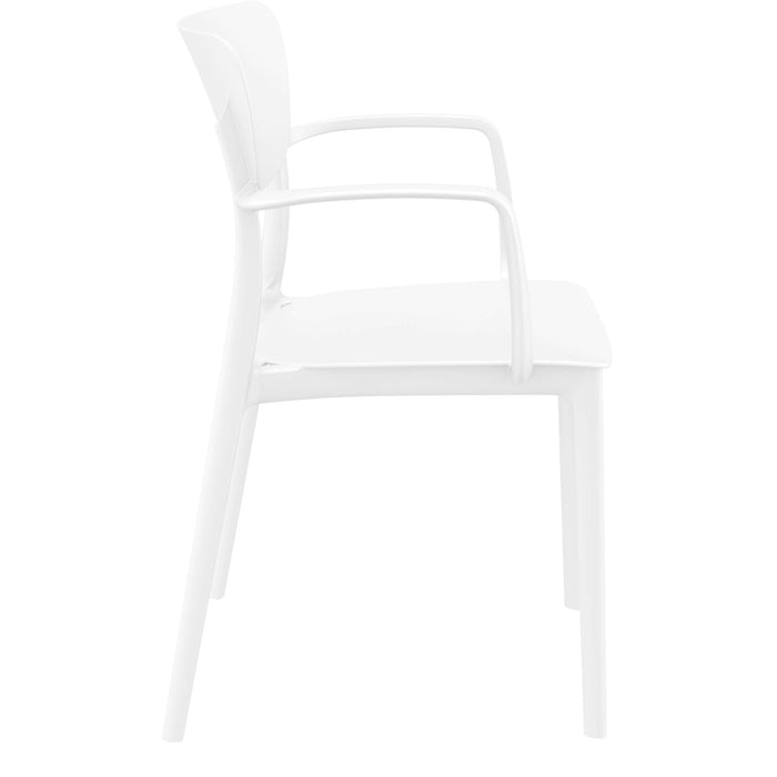 Siesta Lisa Arm Chair - White