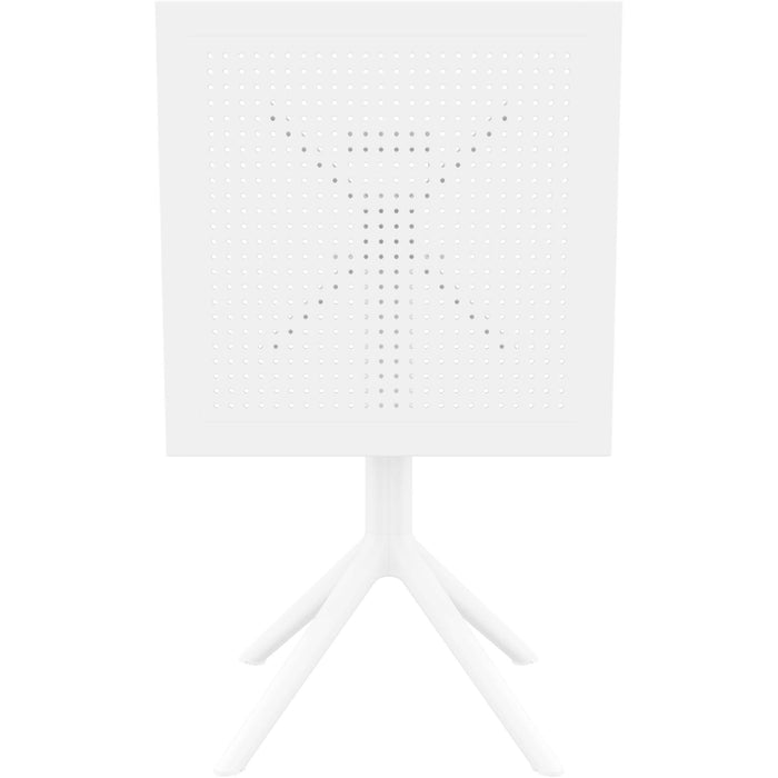 Siesta Sky Folding Table 60 Square - White