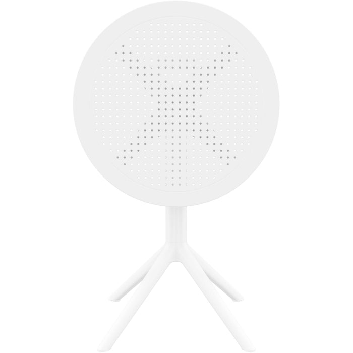 Siesta Sky Folding Table 60 Round - White