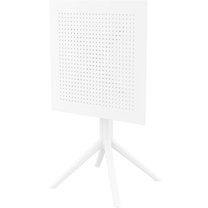 Siesta Sky Folding Table 60 Square - White