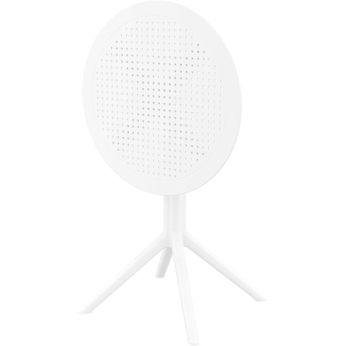 Siesta Sky Folding Table 60 Round - White