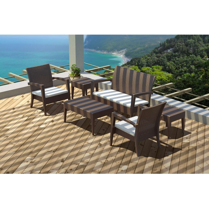 Siesta Miami (Tequila) Lounge Set - Anthracite - No cushions