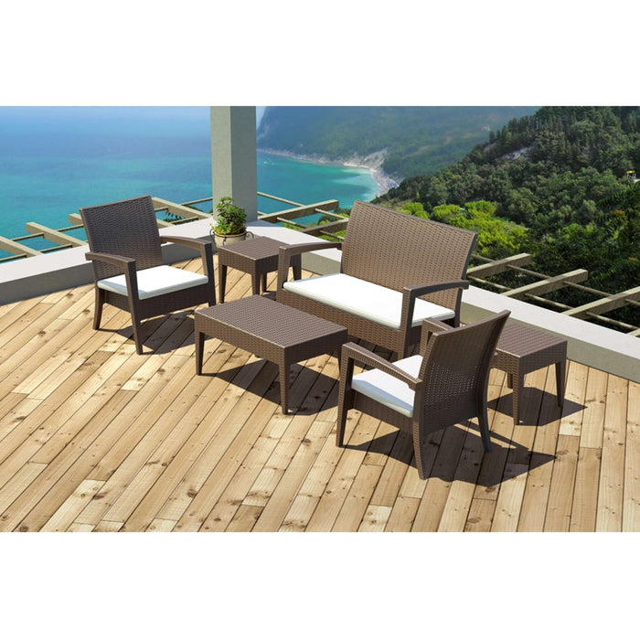 Siesta Miami (Tequila) Lounge Set - Anthracite - No cushions