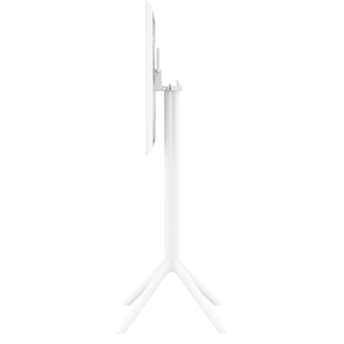 Siesta Sky Folding BAR Table 60 Square - White