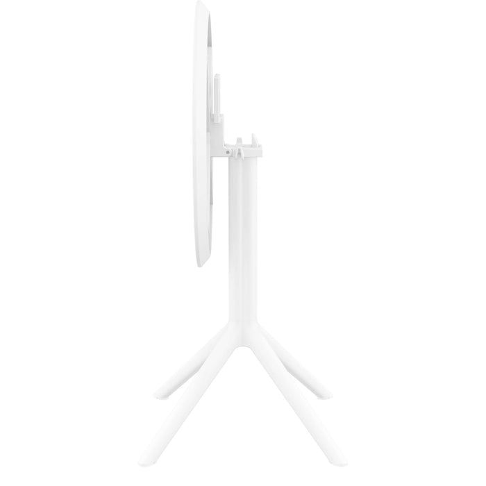 Siesta Sky Folding Table 60 Round - White
