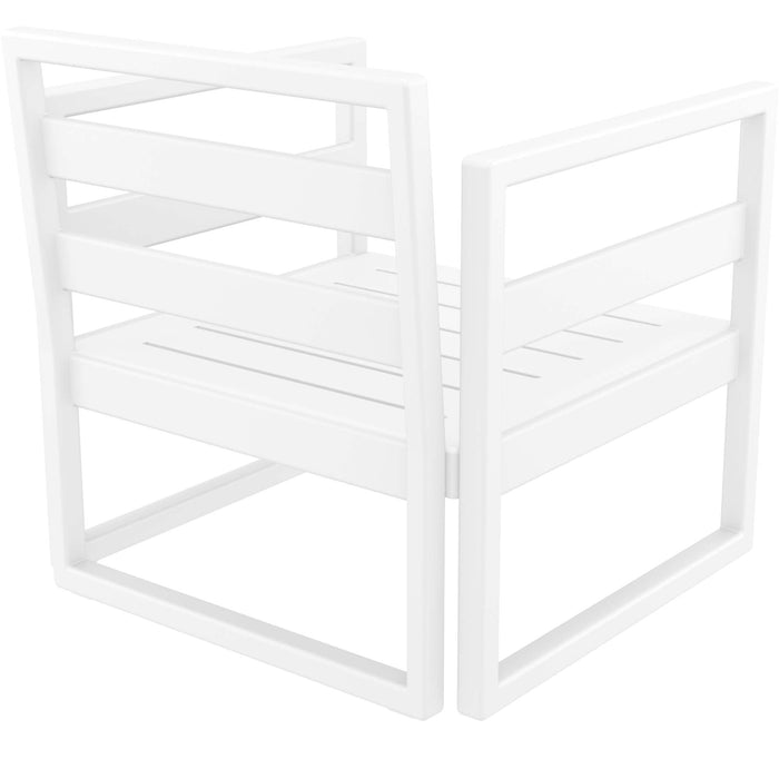 Siesta Mykonos Lounge Arm Chair - White
