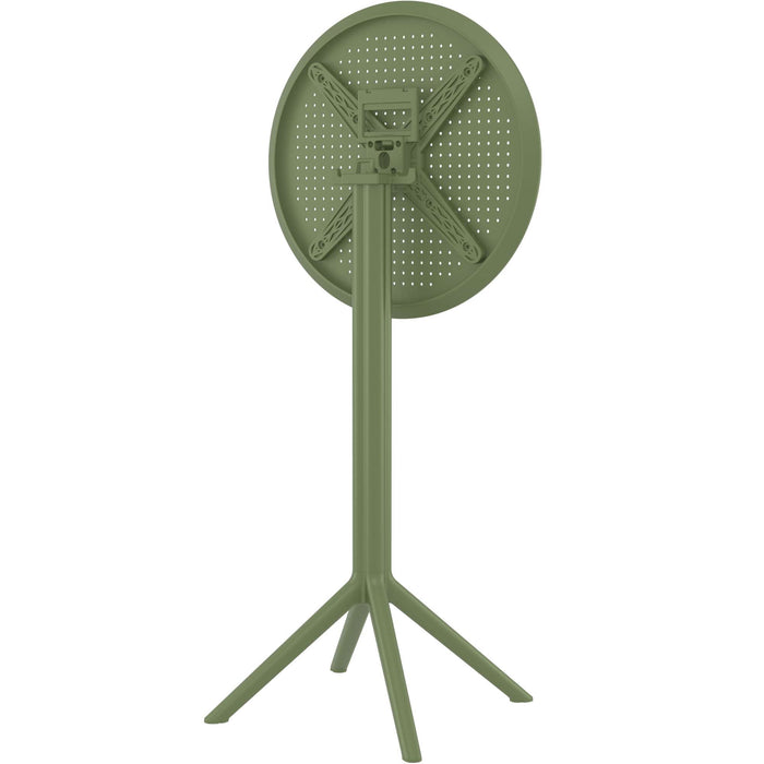 Siesta Sky Folding BAR Table 60 Round - Olive Green