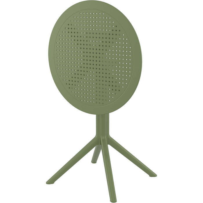 Siesta Sky Folding Table 60 Round - Olive Green