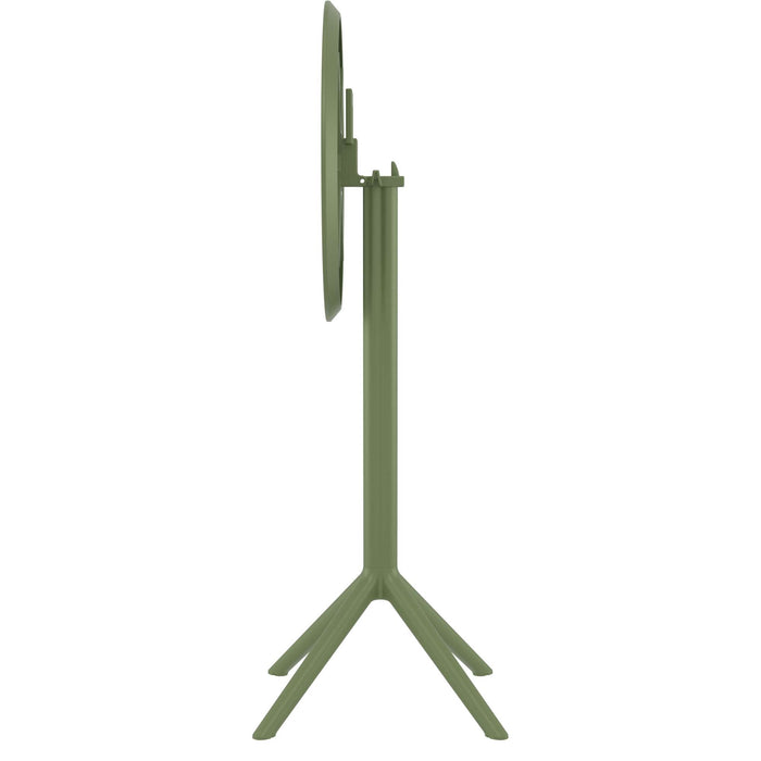 Siesta Sky Folding BAR Table 60 Round - Olive Green