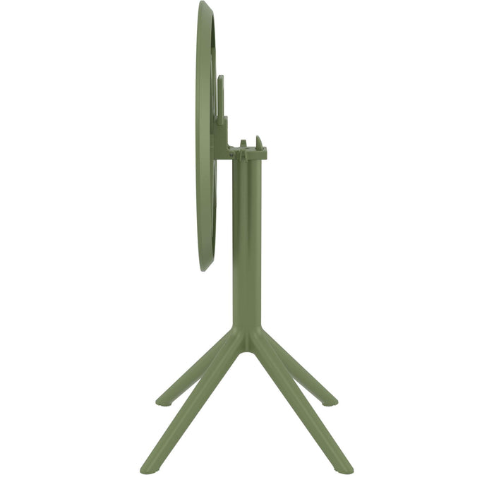 Siesta Sky Folding Table 60 Round - Olive Green