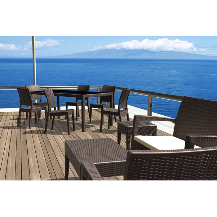 Siesta Miami (Tequila) Lounge Set - Anthracite - No cushions