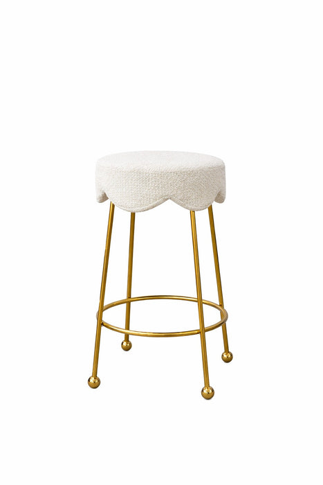 Annabelle Collection - Kitchen / Bar Stool - White Cloud 100