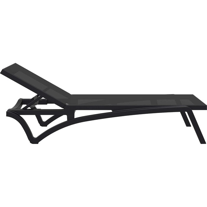 Siesta Pacific Sun Lounger - Black/Black