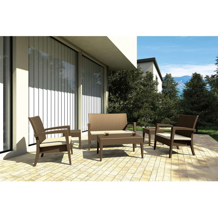 Siesta Miami (Tequila) Lounge Set - Anthracite - No cushions
