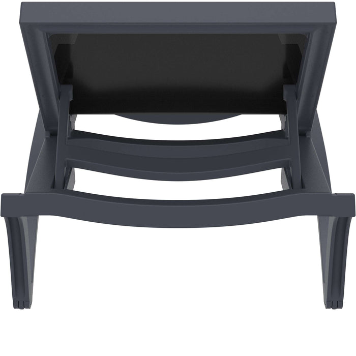Siesta Pacific Sun Lounger - Anthracite/Black