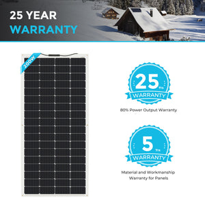Renogy 200 Watt 12 Volt Flexible and Lightweight Monocrystalline Solar Panel