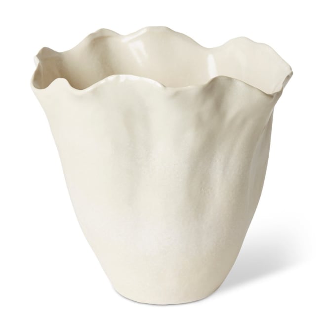 Emaline Vase - Cream, 28cm (H)