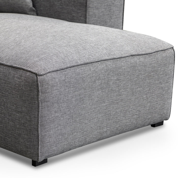 CLC2851-CA 3 Seater Right Chaise Sofa - Graphite Grey