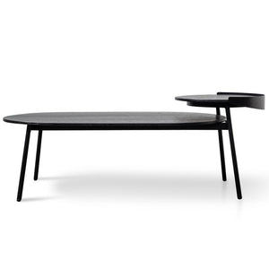 Calibre Furniture Pena 1.47m Wooden Coffee Table - Full Black