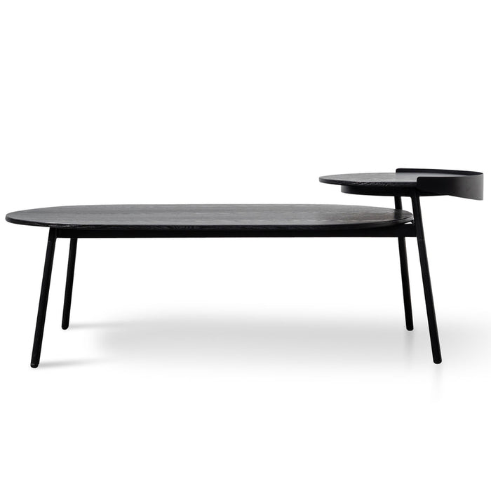 Calibre Furniture Pena 1.47m Wooden Coffee Table - Full Black