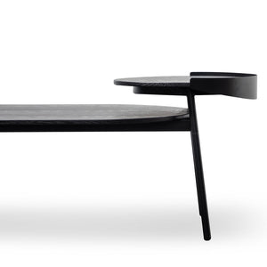 Modern Concepts Pena 1.47m Wooden Coffee Table - Full Black