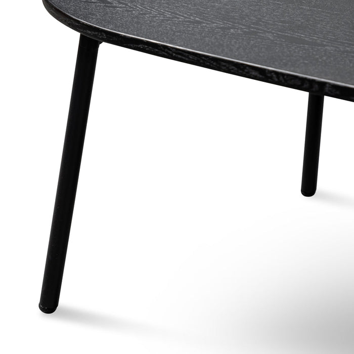 Calibre Furniture Pena 1.47m Wooden Coffee Table - Full Black