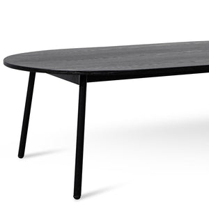 Modern Concepts Pena 1.47m Wooden Coffee Table - Full Black