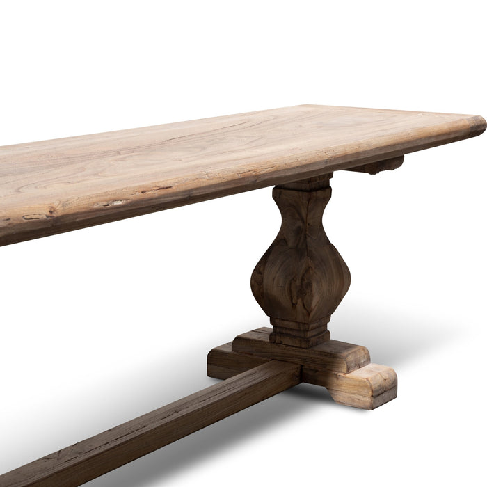 CDB2931 - Reclaimed ELM 2.4m Wood Bench - Natural