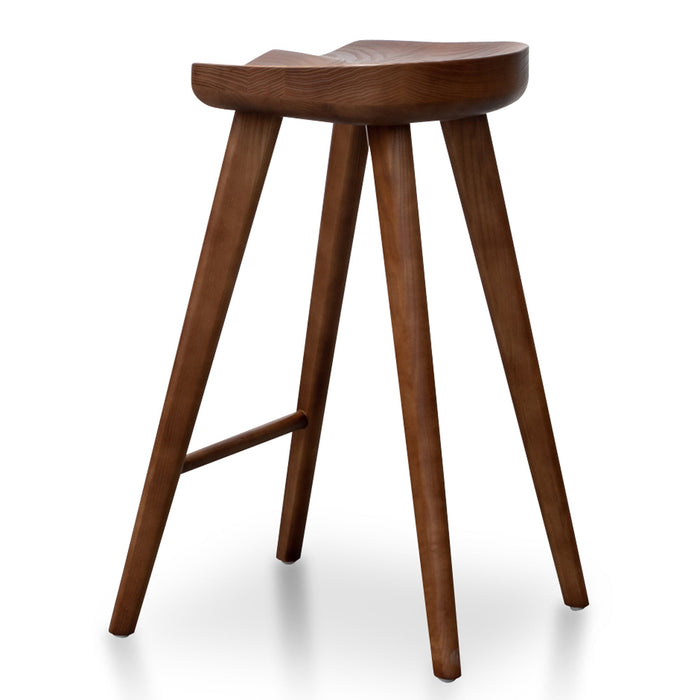 CBS2983-SU 65cm Wooden Bar stool - Walnut (Set of 2)