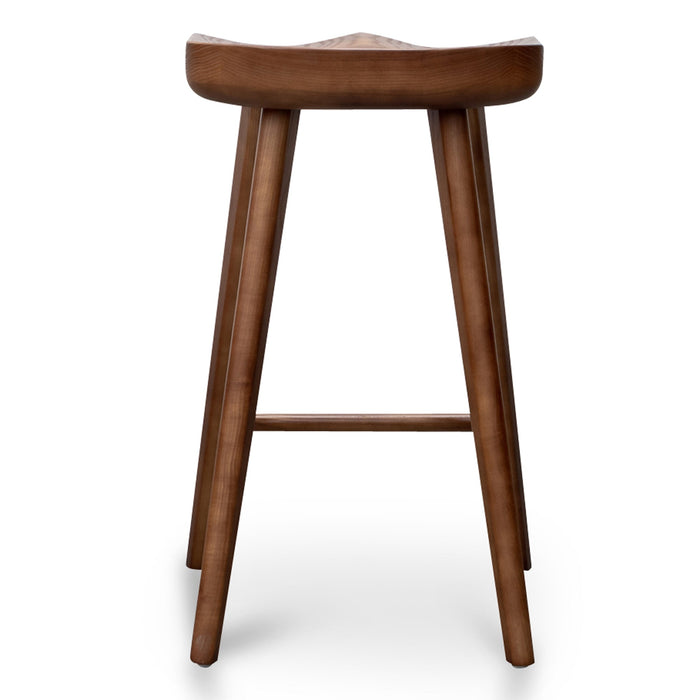 CBS2983-SU 65cm Wooden Bar stool - Walnut (Set of 2)