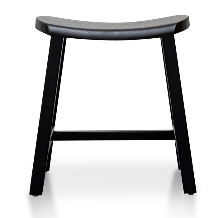 CBS2985-SU - Wooden Low Stool 45cm - Black