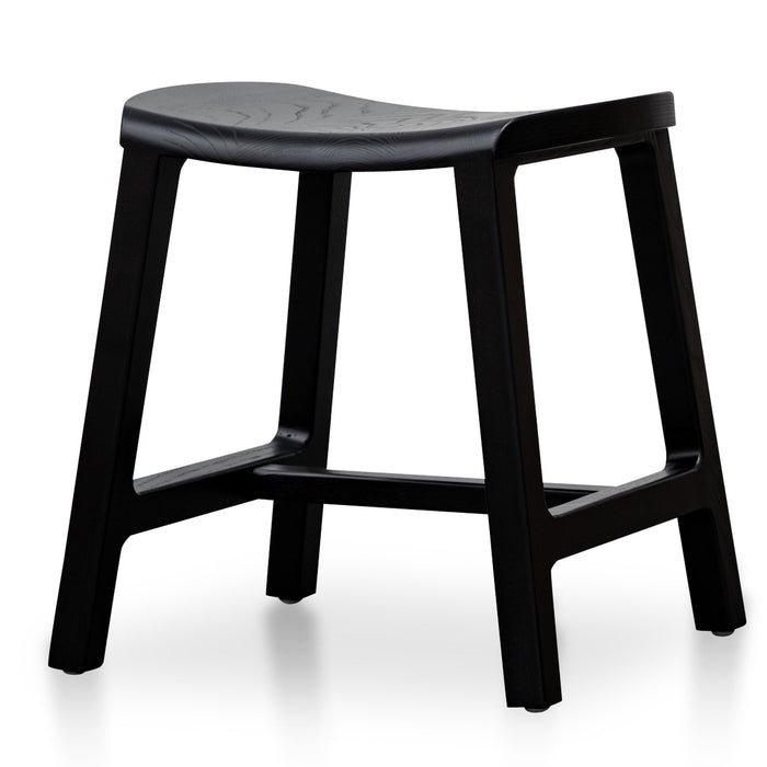 CBS2985-SU - Wooden Low Stool 45cm - Black