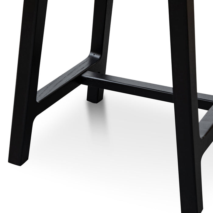 CBS2985-SU - Wooden Low Stool 45cm - Black