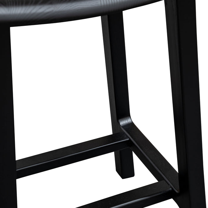 CBS2984-SU - Wooden Bar Stool - Black