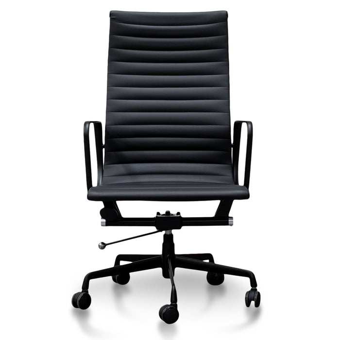 COC2970-YS - Executive Leather Office Chair - Full Black