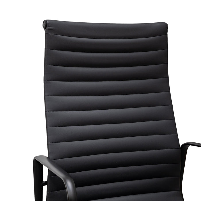 COC2970-YS - Executive Leather Office Chair - Full Black