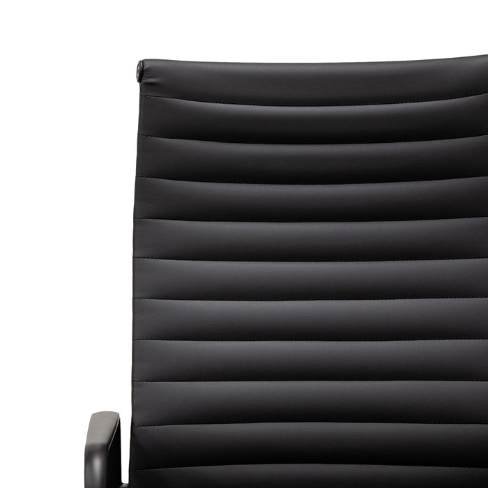 COC2970-YS - Executive Leather Office Chair - Full Black