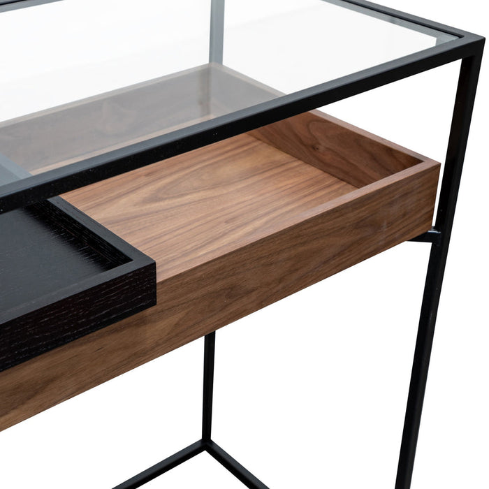 Calibre Furniture Norman Metal Frame Console