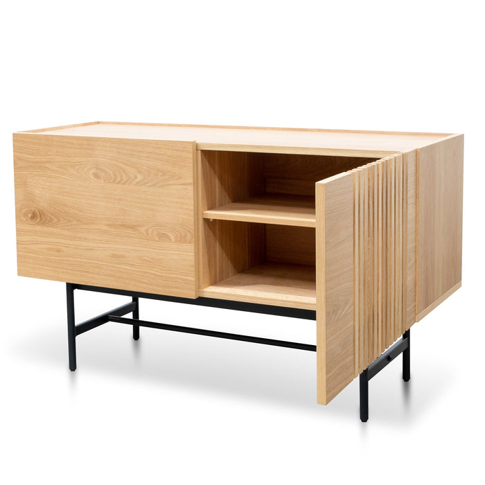 CDT2812-KD Buffet Unit - Natural with Black Legs