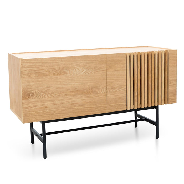 CDT2812-KD Buffet Unit - Natural with Black Legs