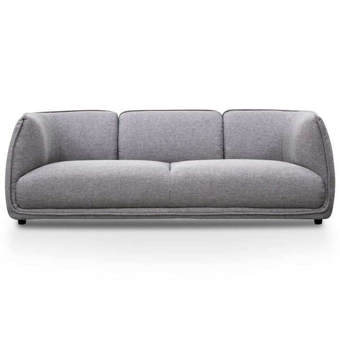 CLC2875-KSO 3 Seater Fabric Sofa- Graphite Grey