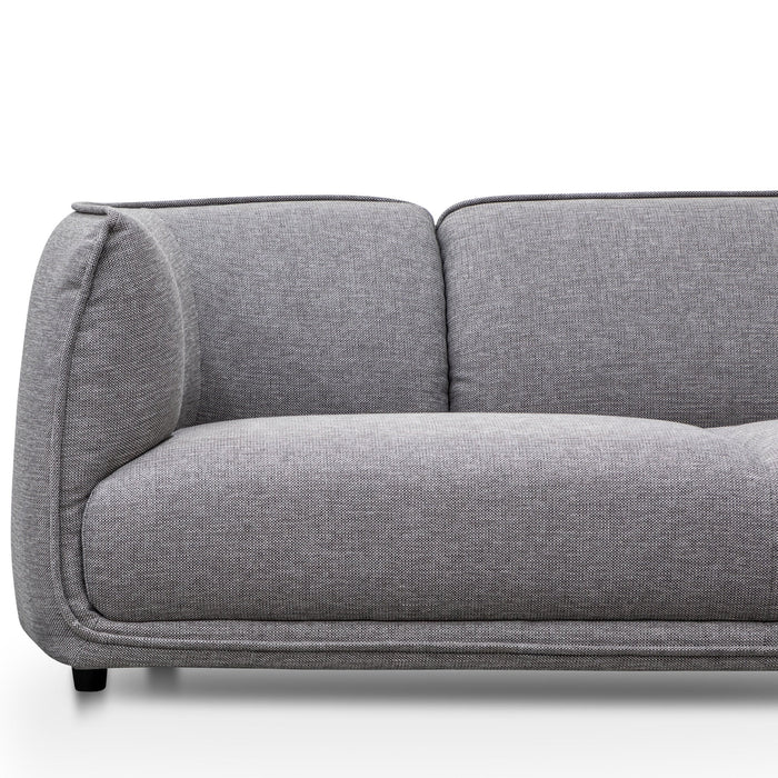 CLC2875-KSO 3 Seater Fabric Sofa- Graphite Grey